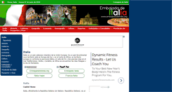 Desktop Screenshot of embajadadeitalia.org