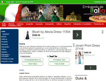 Tablet Screenshot of embajadadeitalia.org